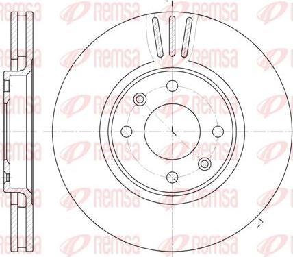 Kawe 6604 10 - Тормозной диск autospares.lv