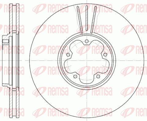 Kawe 6608 10 - Тормозной диск autospares.lv