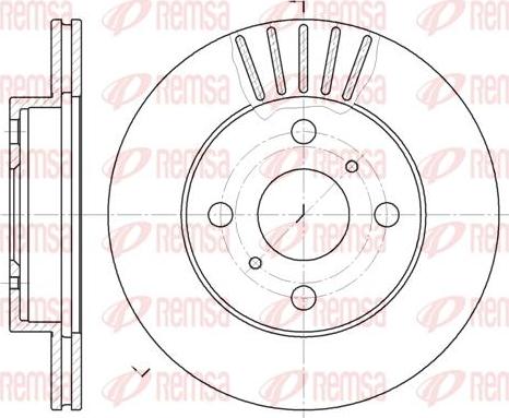 Kawe 6618 10 - Тормозной диск autospares.lv