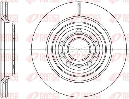 Kawe 6686 10 - Тормозной диск autospares.lv