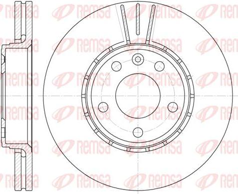 Kawe 6682 10 - Тормозной диск autospares.lv