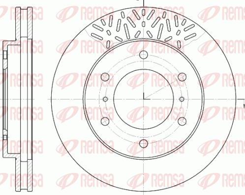 Kawe 6639 10 - Тормозной диск autospares.lv