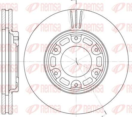 Kawe 6634 10 - Тормозной диск autospares.lv