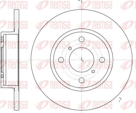 Kawe 6621 00 - Тормозной диск autospares.lv