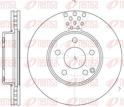 Kawe 6676 10 - Тормозной диск autospares.lv