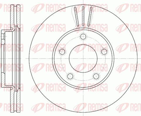 Kawe 6671 10 - Тормозной диск autospares.lv