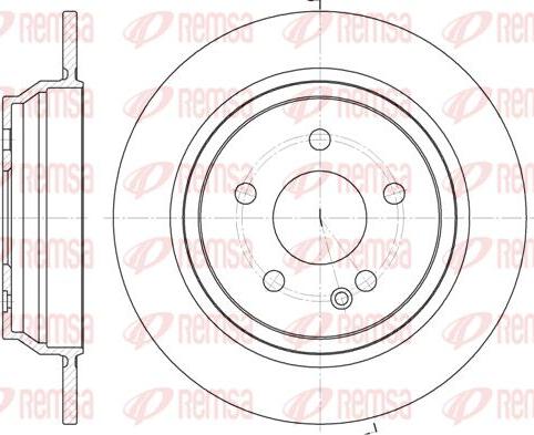 Kawe 6678 00 - Тормозной диск autospares.lv