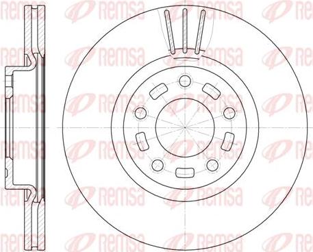 Kawe 6672 10 - Тормозной диск autospares.lv