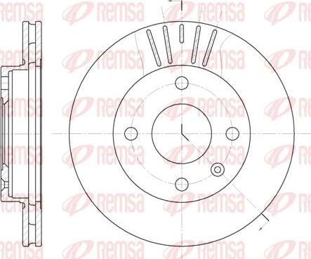 Kawe 6096 10 - Тормозной диск autospares.lv