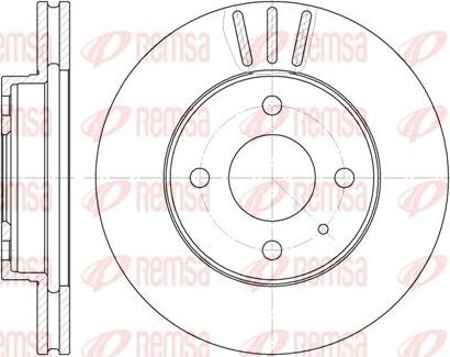 Kawe 6093 10 - Тормозной диск autospares.lv