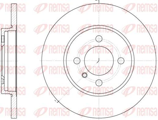 Kawe 6058 00 - Тормозной диск autospares.lv