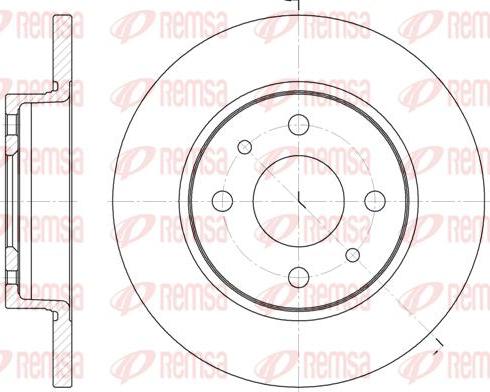 Kawe 6089 00 - Тормозной диск autospares.lv