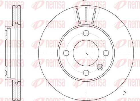 Kawe 6084 10 - Тормозной диск autospares.lv