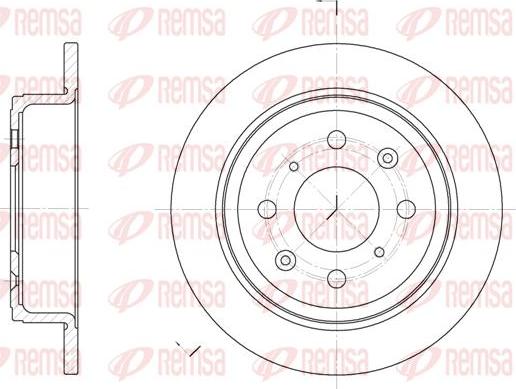 Kawe 6083 00 - Тормозной диск autospares.lv