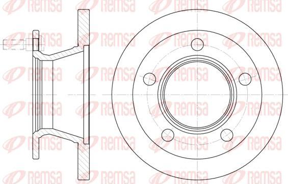 Roadhouse 55142 - Тормозной диск autospares.lv