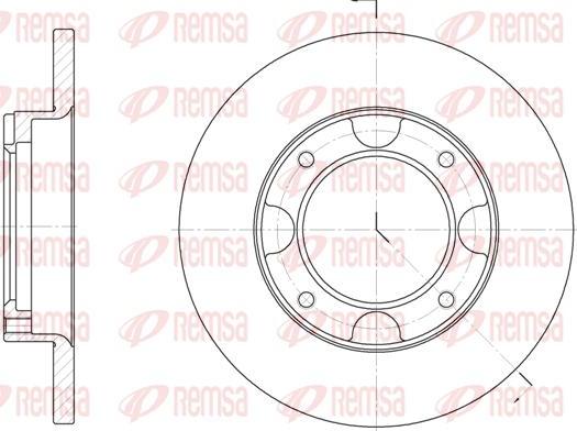 Kawe 6039 00 - Тормозной диск autospares.lv