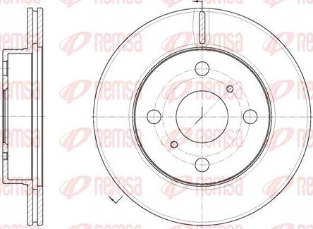 Kawe 6026 10 - Тормозной диск autospares.lv