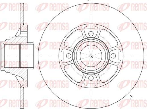 Kawe 6075 00 - Тормозной диск autospares.lv