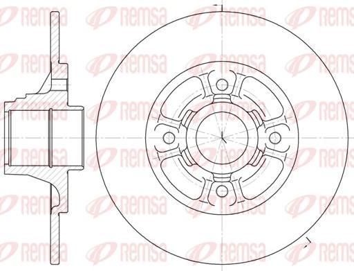 Kawe 6073 00 - Тормозной диск autospares.lv