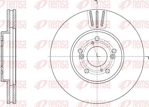 Kawe 61942 10 - Тормозной диск autospares.lv