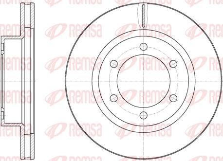 Kawe 61952 10 - Тормозной диск autospares.lv