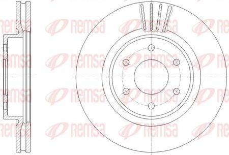 Kawe 61963 10 - Тормозной диск autospares.lv