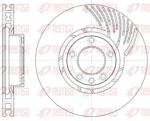 Kawe 61908 10 - Тормозной диск autospares.lv