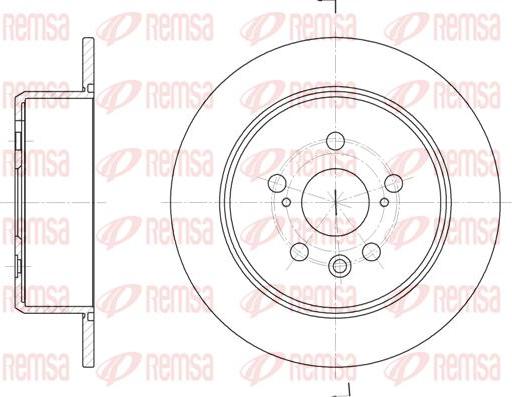 Kawe 61934 00 - Тормозной диск autospares.lv