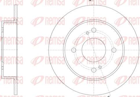 Kawe 61924 00 - Тормозной диск autospares.lv