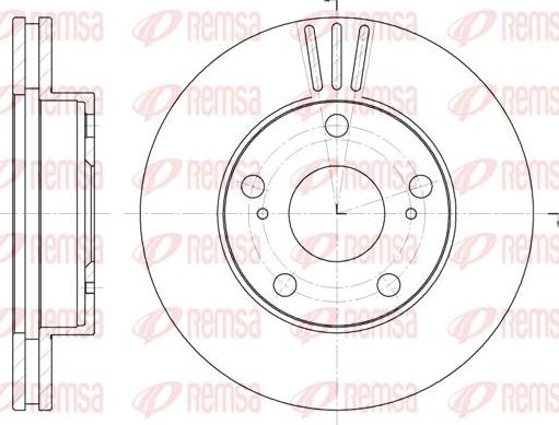 Kawe 61976 10 - Тормозной диск autospares.lv