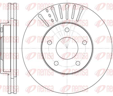 Kawe 61973 10 - Тормозной диск autospares.lv