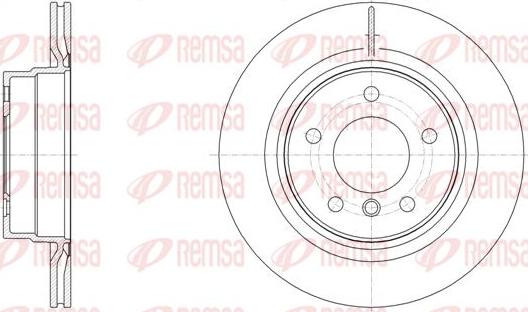 Kawe 61495 10 - Тормозной диск autospares.lv