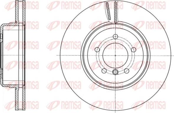 Kawe 61491 10 - Тормозной диск autospares.lv