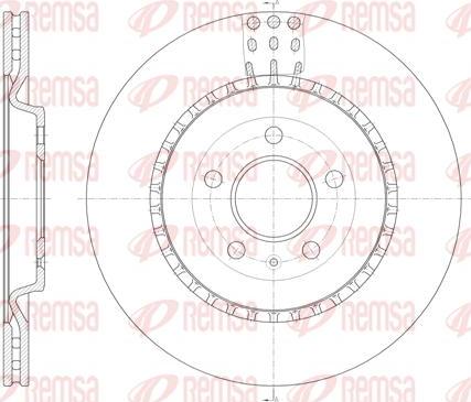 Kawe 61492 10 - Тормозной диск autospares.lv