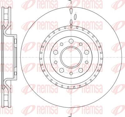 Kawe 61458 10 - Тормозной диск autospares.lv