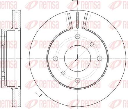 Kawe 6146 10 - Тормозной диск autospares.lv