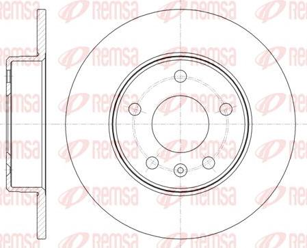 Kawe 61468 00 - Тормозной диск autospares.lv