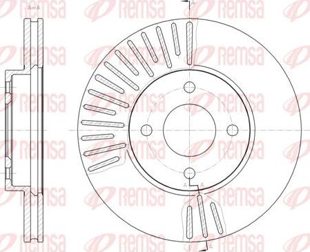 Kawe 61467 10 - Тормозной диск autospares.lv