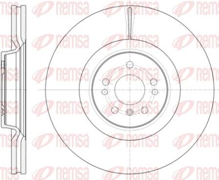 Kawe 61406 10 - Тормозной диск autospares.lv