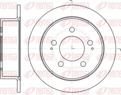 Kawe 61414 00 - Тормозной диск autospares.lv