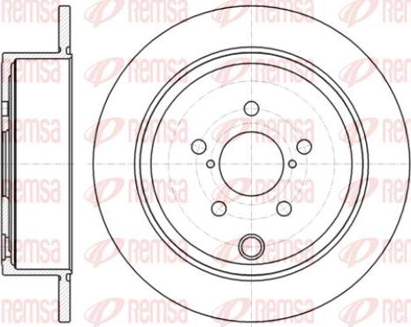 Kawe 61415 00 - Тормозной диск autospares.lv