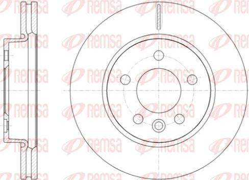 Kawe 61418 10 - Тормозной диск autospares.lv