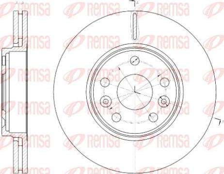 Kawe 61430 10 - Тормозной диск autospares.lv