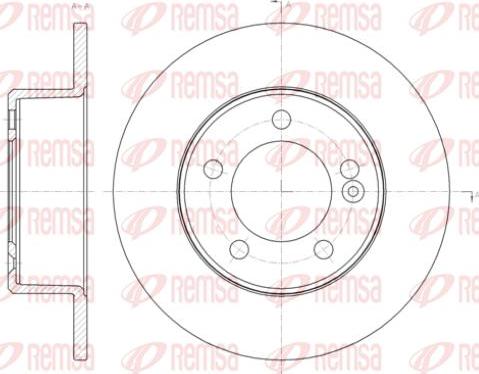 Kawe 61433 00 - Тормозной диск autospares.lv