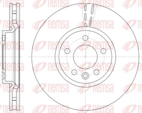 Kawe 61420 10 - Тормозной диск autospares.lv