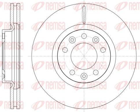 Kawe 61471 10 - Тормозной диск autospares.lv