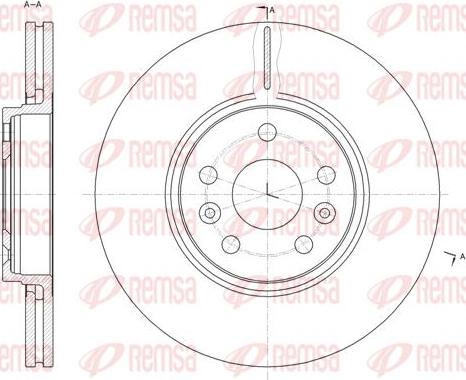 Kawe 61477 10 - Тормозной диск autospares.lv