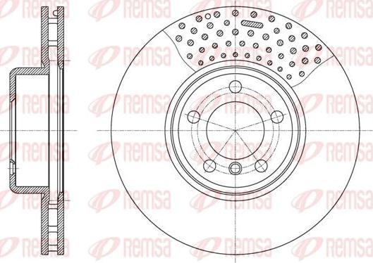 Kawe 61594 10 - Тормозной диск autospares.lv