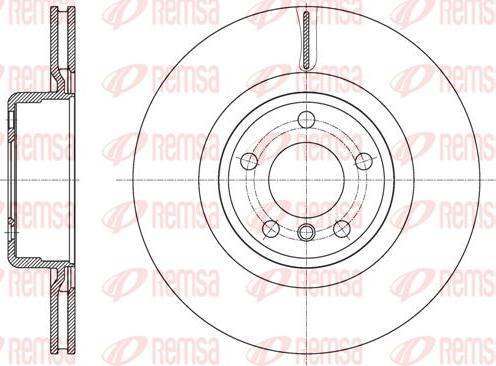 Kawe 61595 10 - Тормозной диск autospares.lv