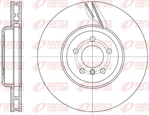 Kawe 61598 11 - Тормозной диск autospares.lv